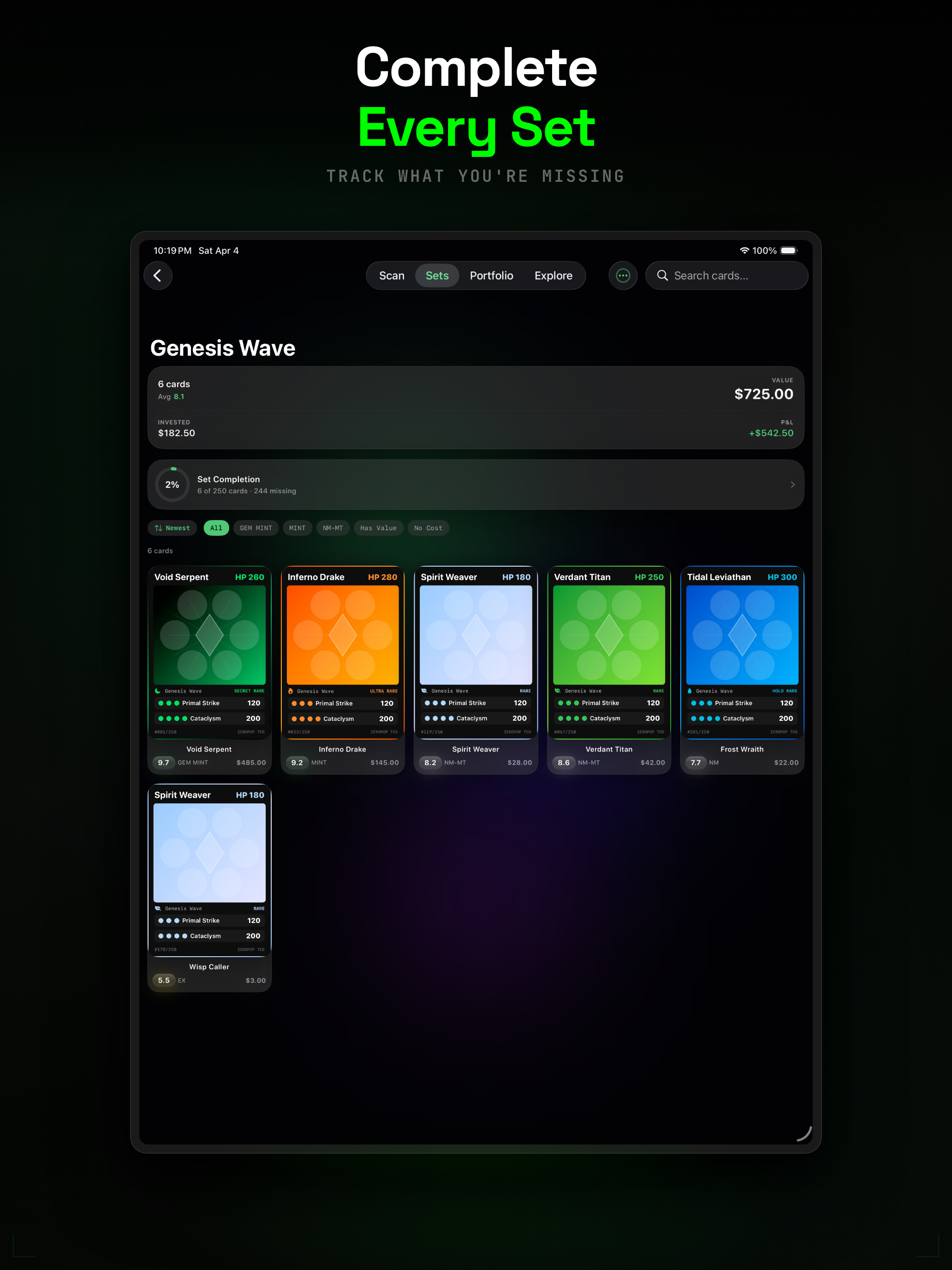 ZeroPop: AI Card Grader