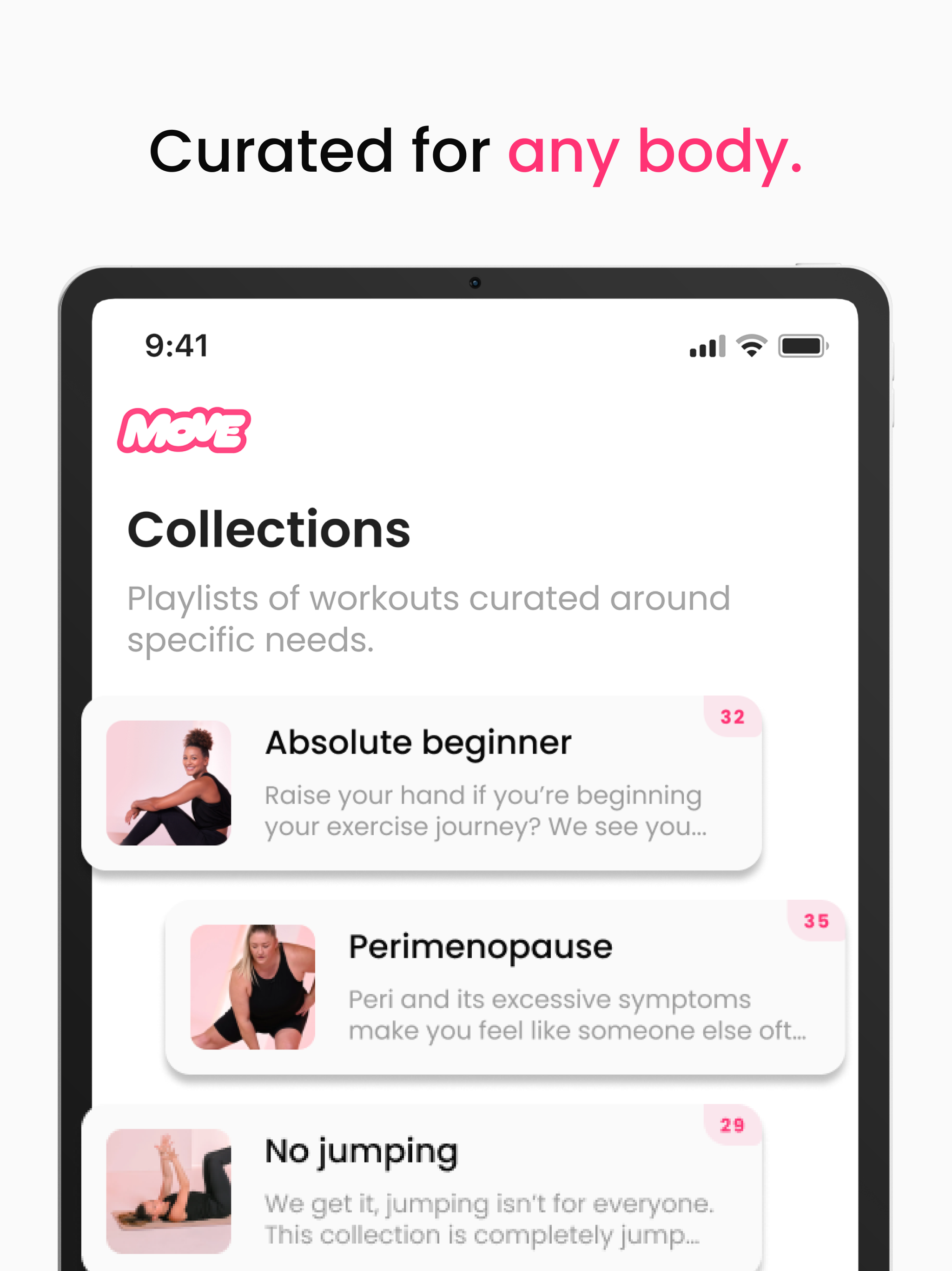 MOVE: Women’s home fitness