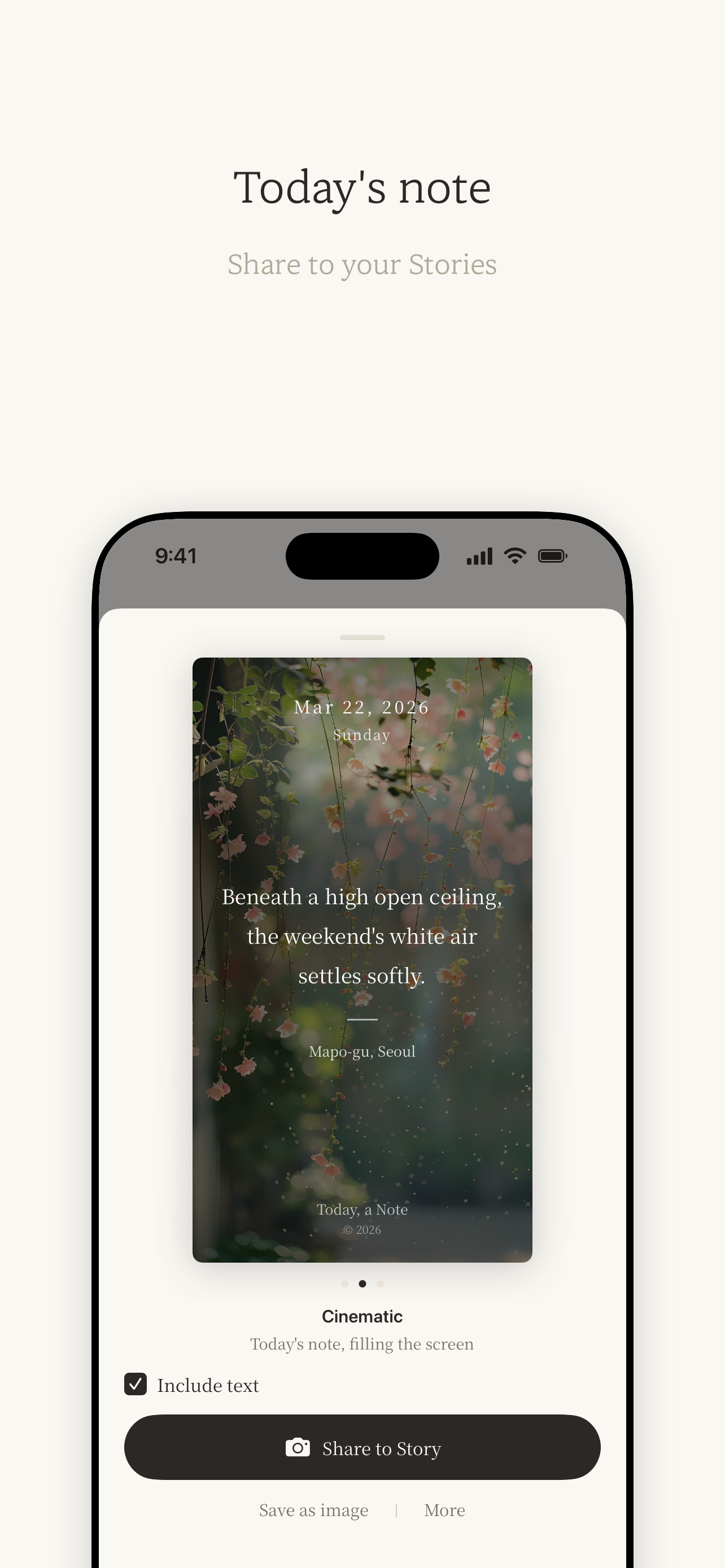 Today, a Note screenshot 4