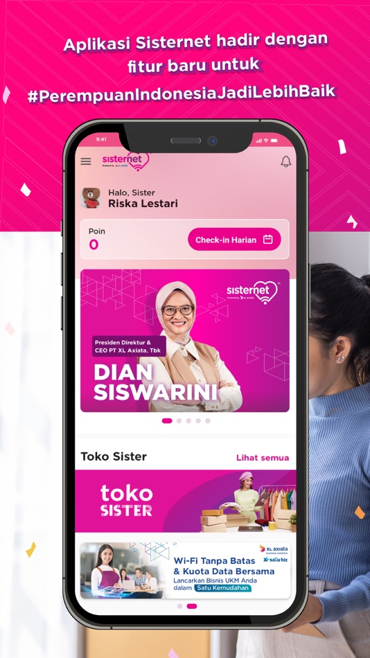 #2. Sisternet (iOS) 由: PT XL Axiata Tbk