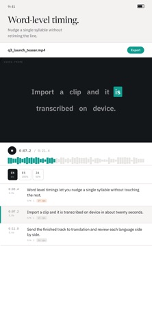 Subly — AI subtitles on device Screenshot 3 of 3