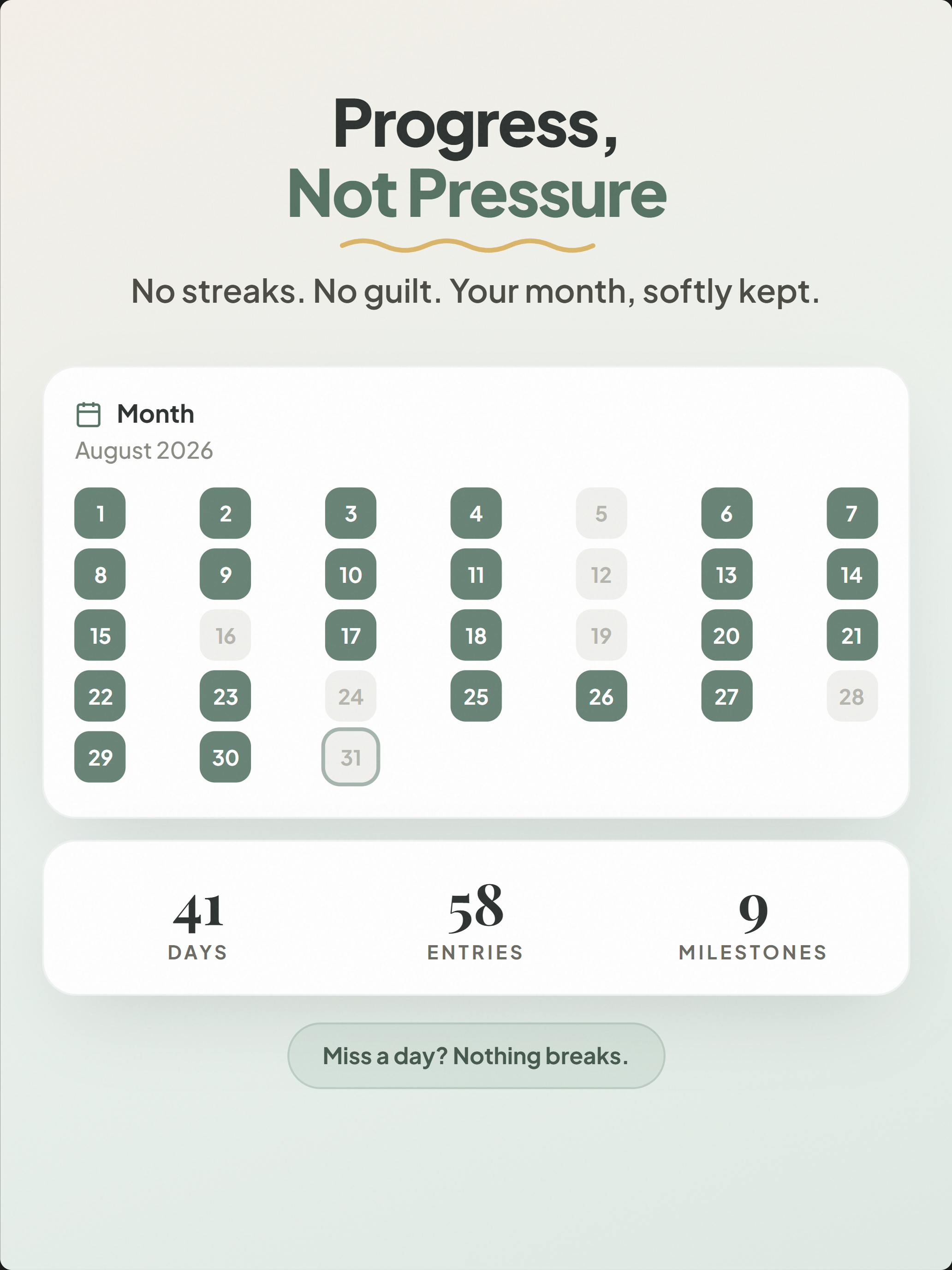 Calmplot: Private AI Journal screenshot 19