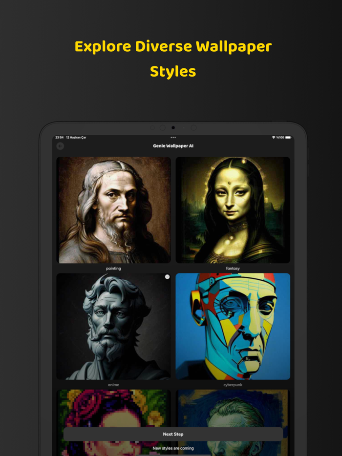 지니 벽지 AI - 예술 꿈