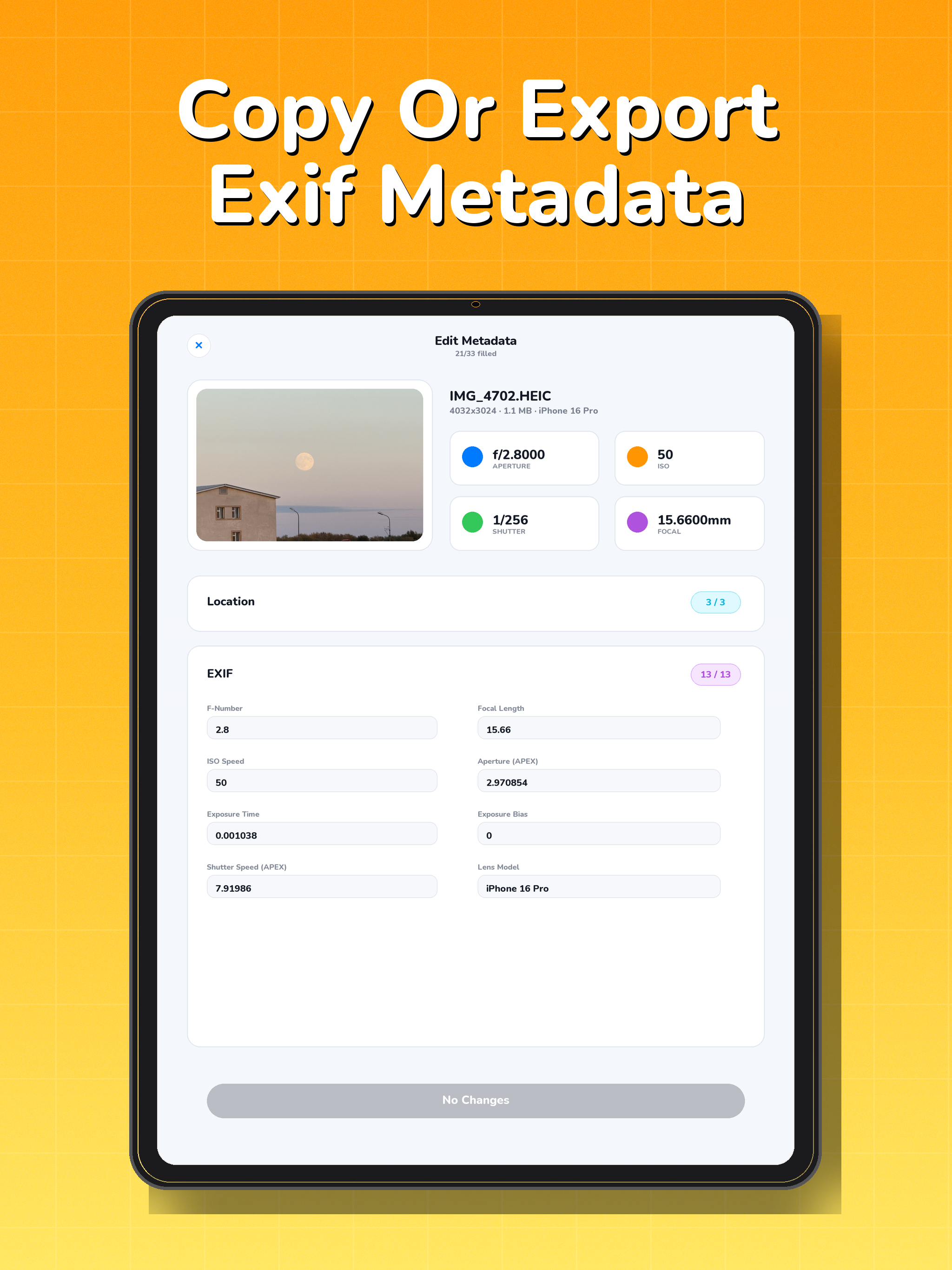 Exif Metadata Viewer Editor screenshot 9