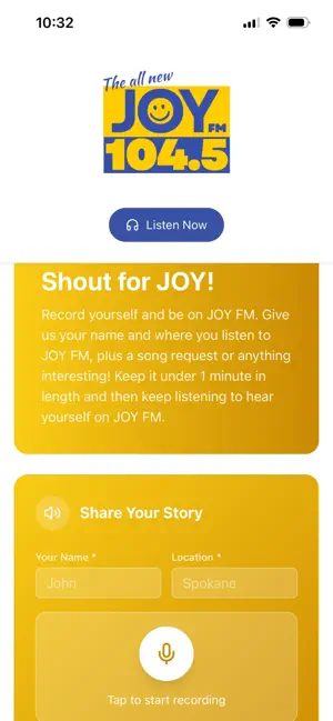 JOY FM 104.5 screenshot 1