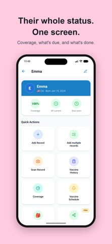Vaccine & Immunization Tracker Screenshot 2 of 9