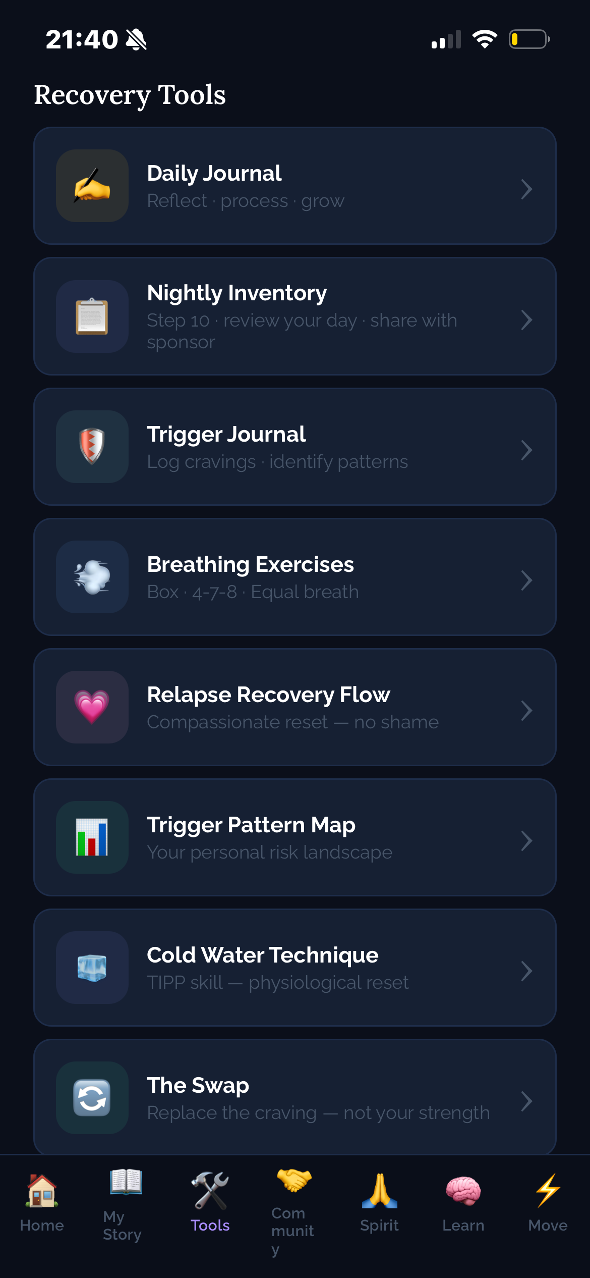 SOBERX screenshot 5