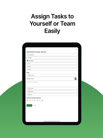 OrgaMent iPad screenshot