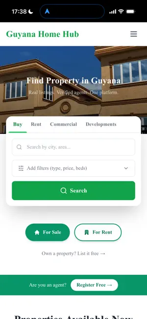 Guyana Home Hub screenshot 1