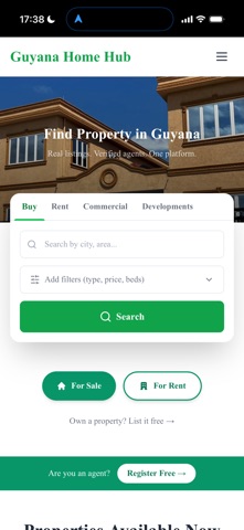 Guyana Home Hub screenshot