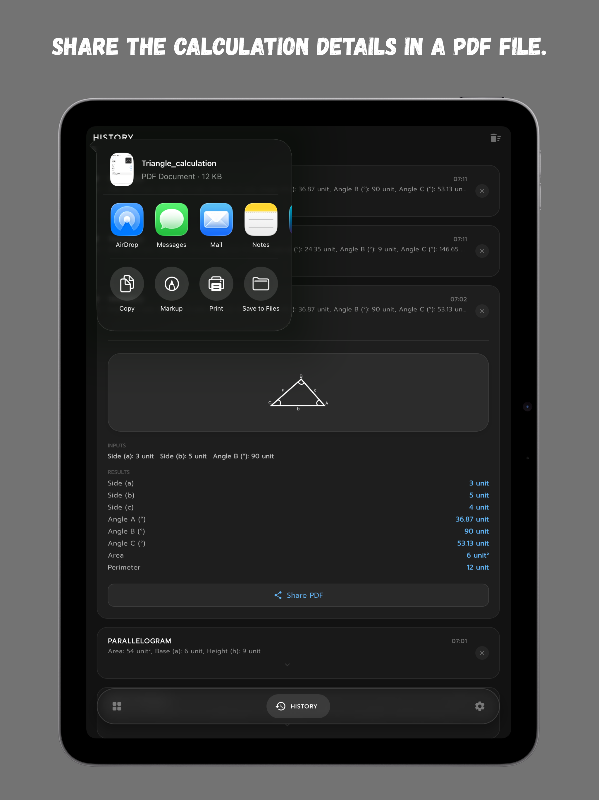 Geometry Calculator PRO-YOKIE screenshot 13