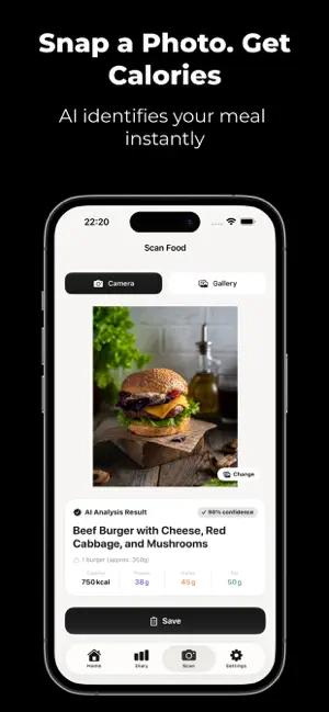 CalorieLab: AI Calorie Tracker screenshot 1