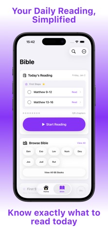 Reading Guide: 1Y Bible Screenshot 1 of 4