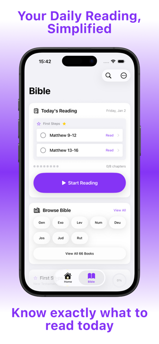 Reading Guide: 1Y Bible Screenshot 1 of 4