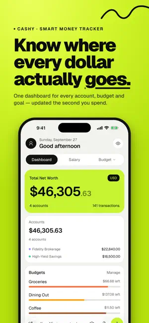 Cashy: Smart Budget & Expenses screenshot 1