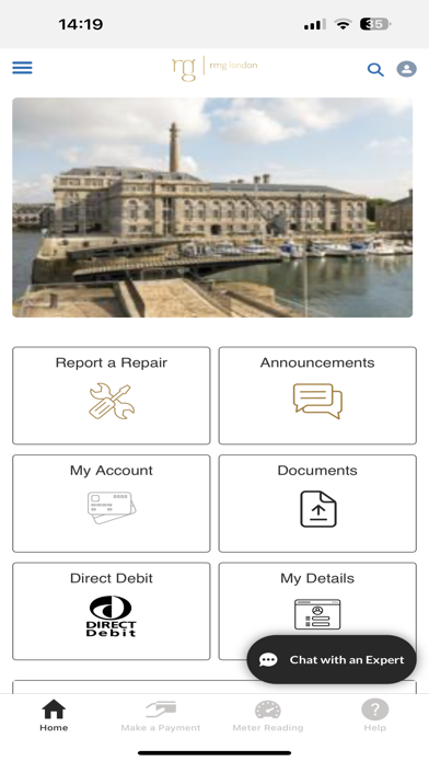 RMG Living London Screenshot