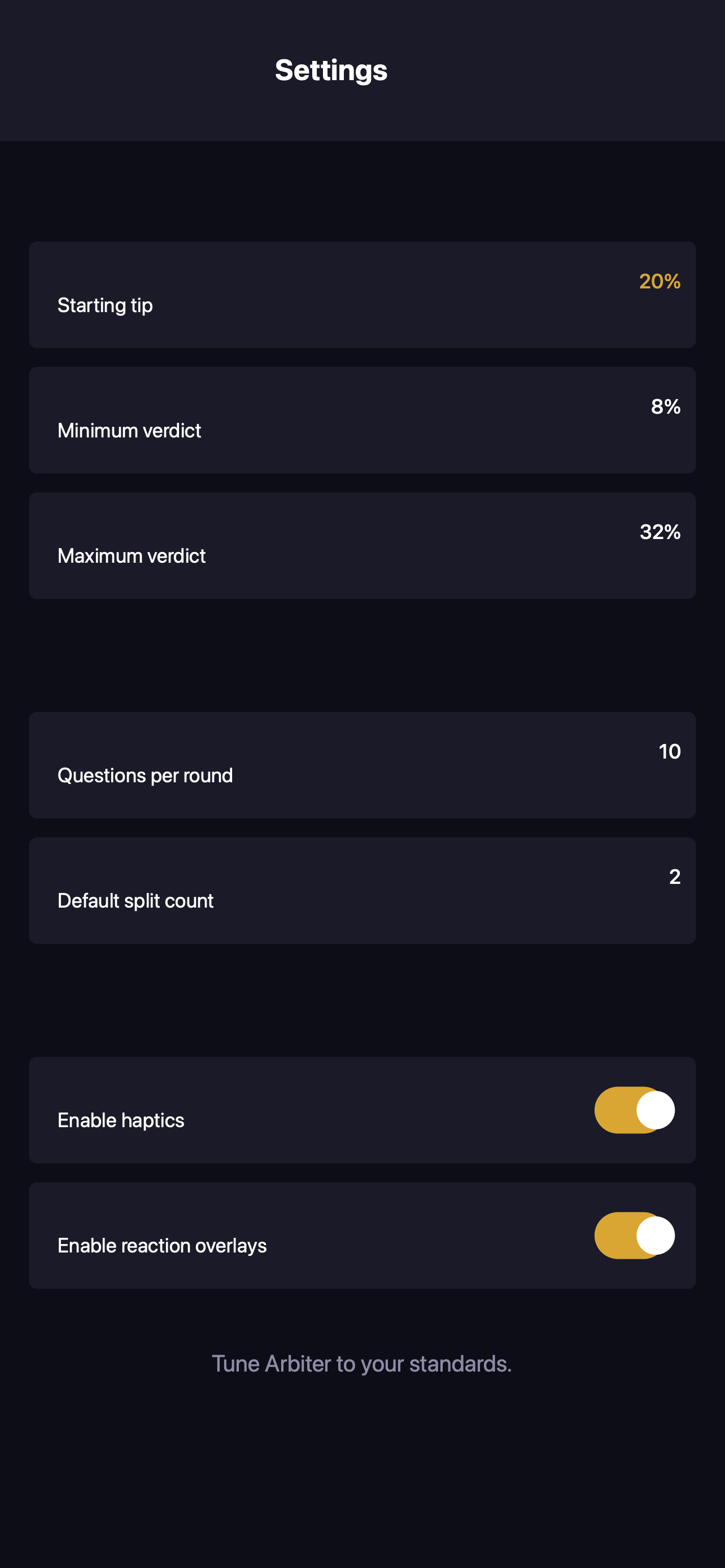Tip Arbiter screenshot 5 of 5