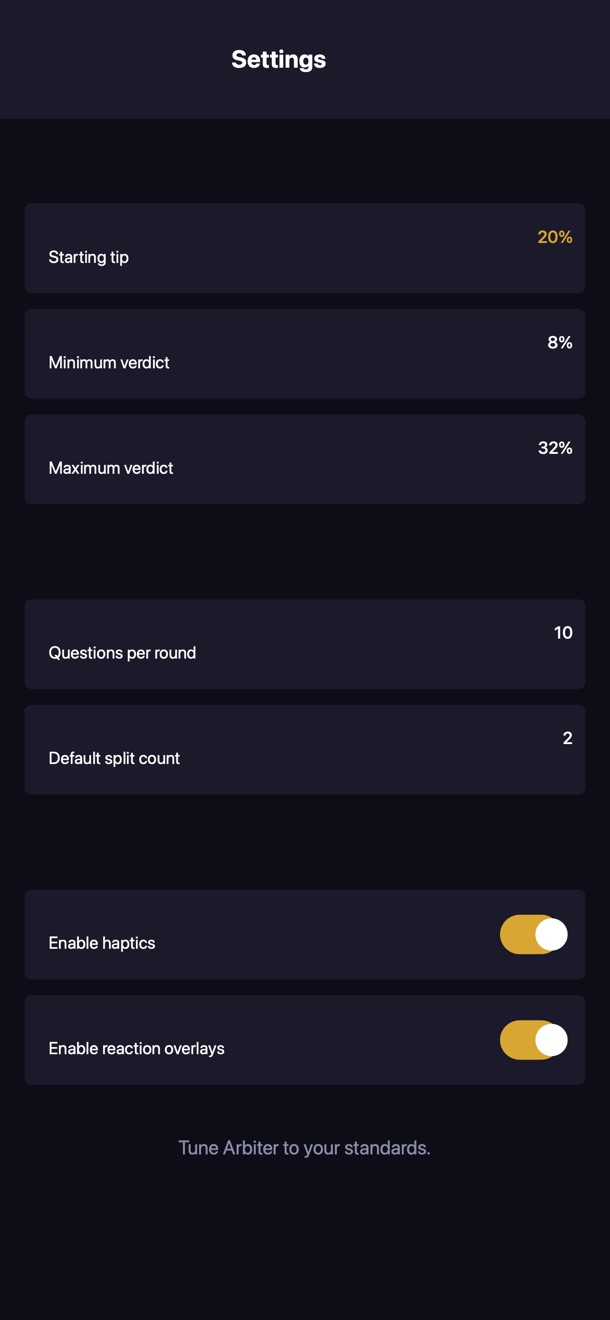 Tip Arbiter screenshot 5 of 5