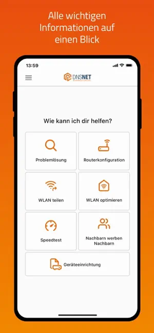 DNS:NET hilft iPhone screenshot 1