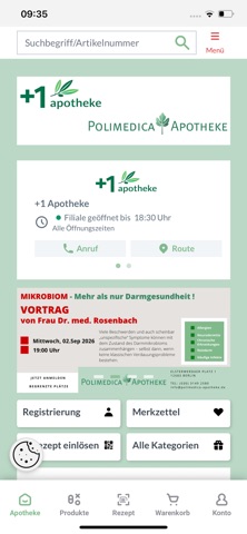 +1 & Polimedica ApothekenShop iPhone screenshot