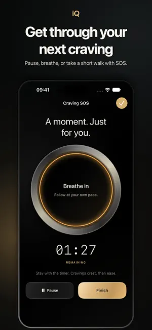 iQ: Quit Smoking Tracker screenshot 2