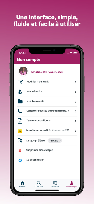 MONDOCTEUR237 app Screenshot 6 of 10