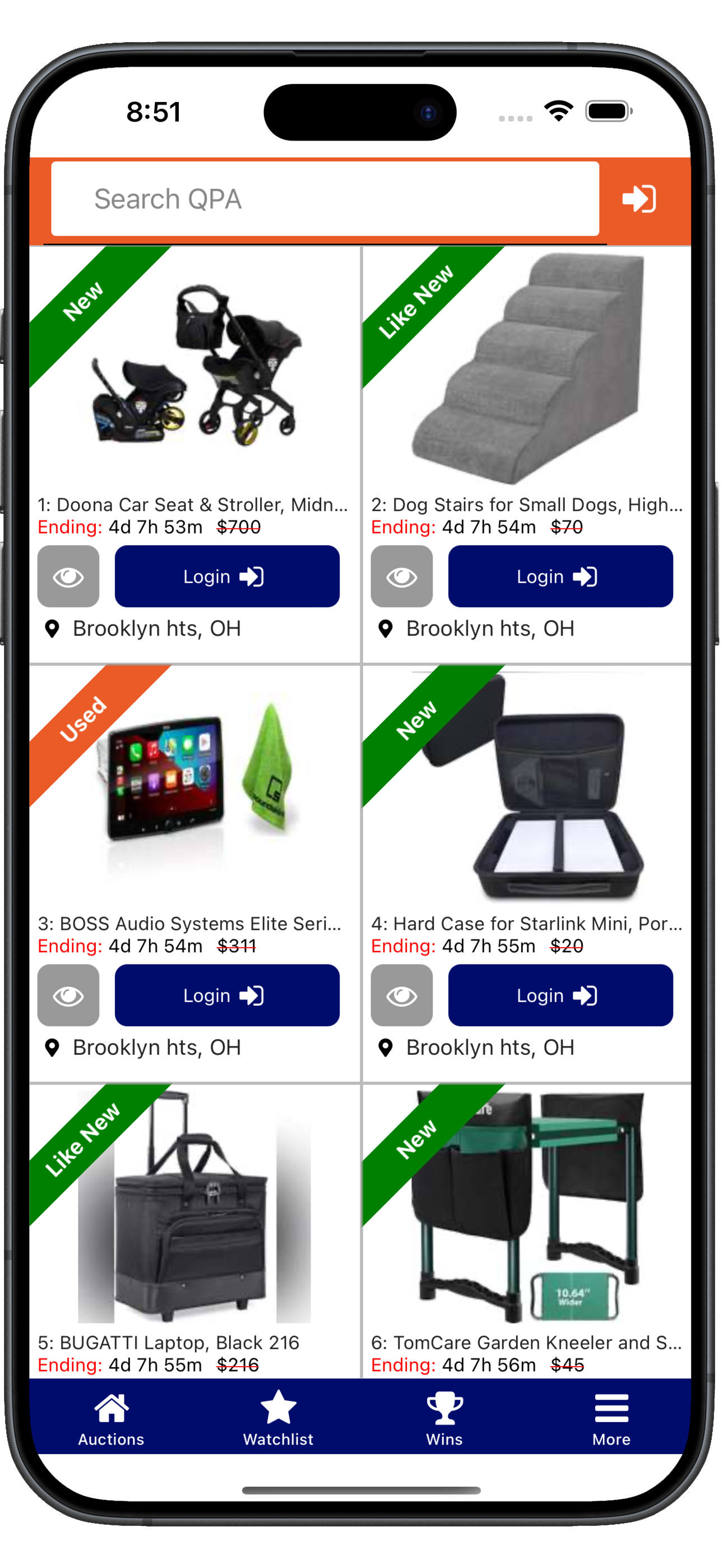 Quarter Price Auction screenshot 3