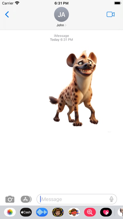 Happy Hyena Stickers screenshot-3