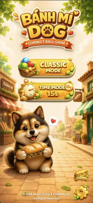 Bánh Mì Dog: Connect Balls screenshot 1