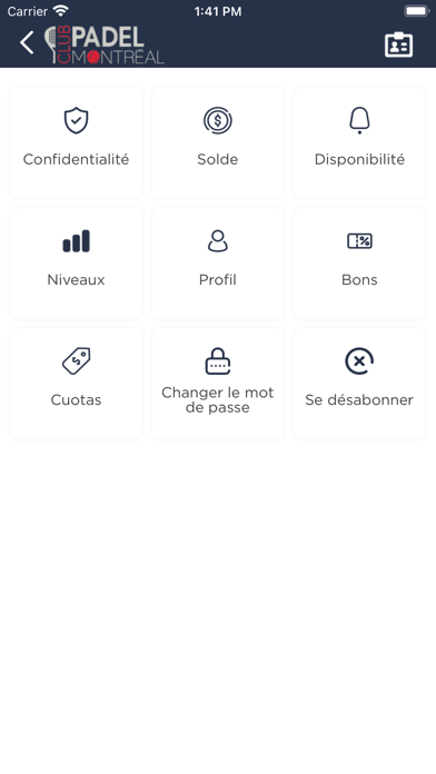 Club Padel Montreal Screenshot