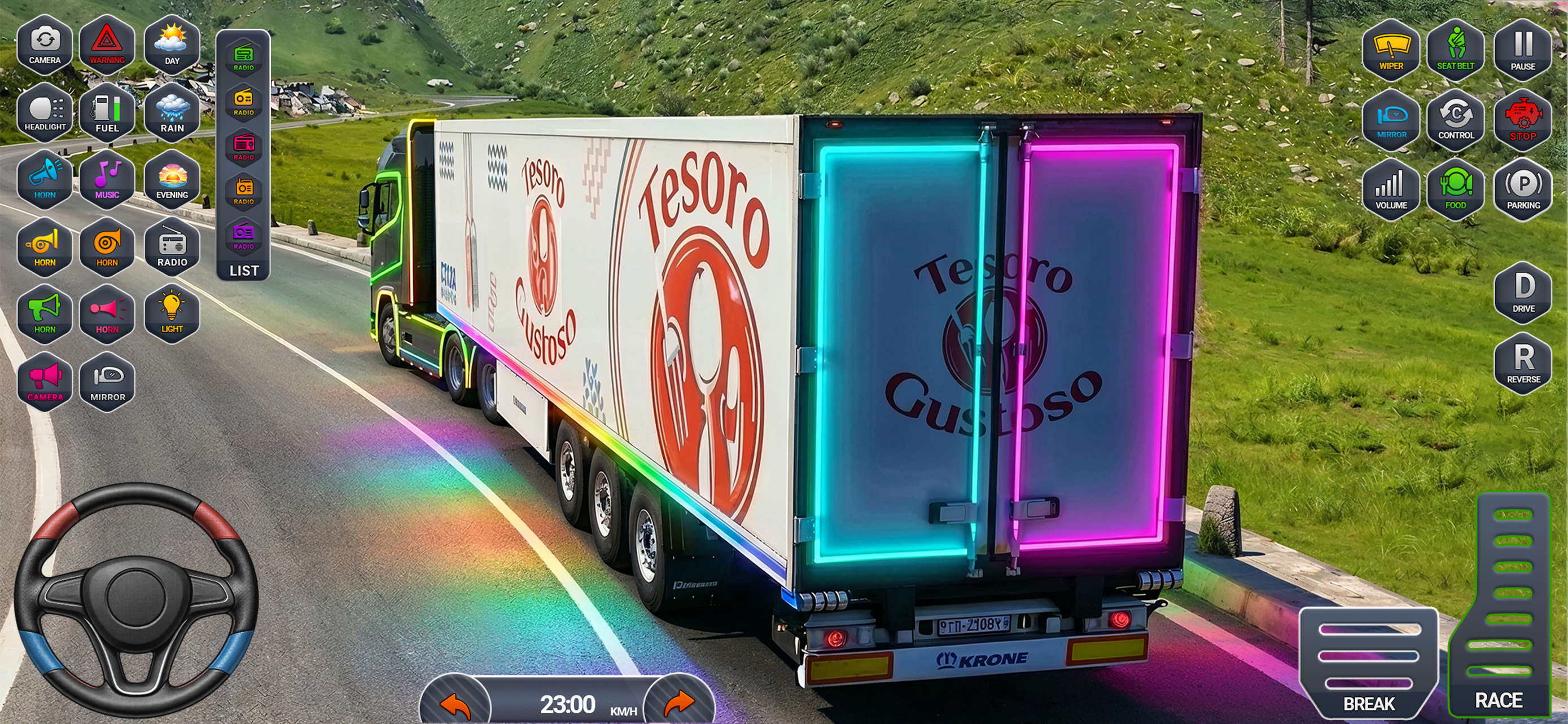US Cargo Truck Driving 3D Game
