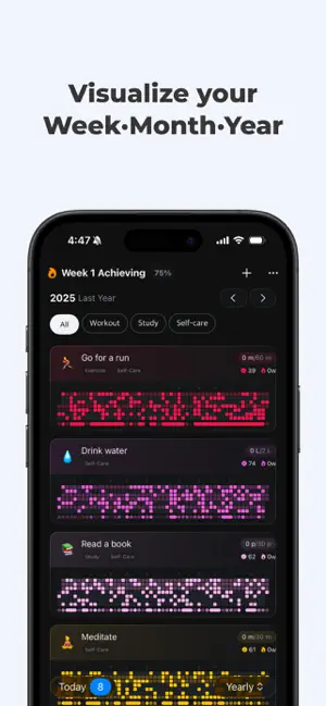 Weekly: Weekly Habit Tracker screenshot 2