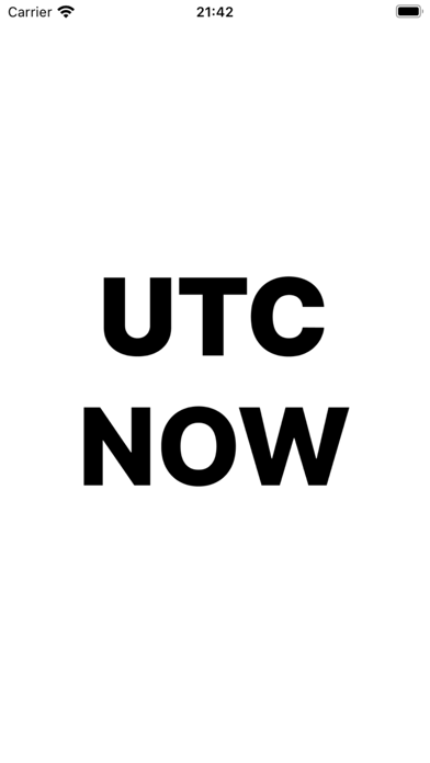 UTC NOW Screenshot