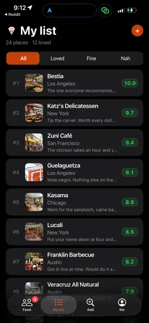 Yum Rank screenshot 3