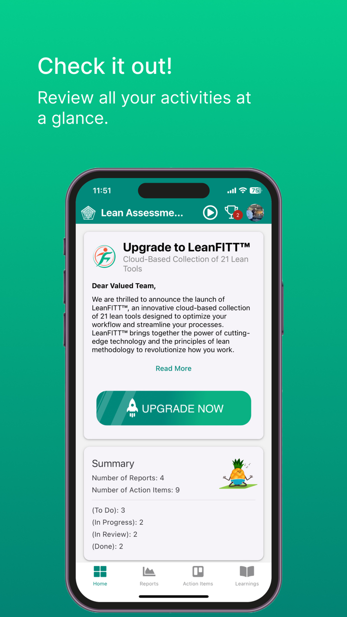 Lean Assessment/Overview Rpt