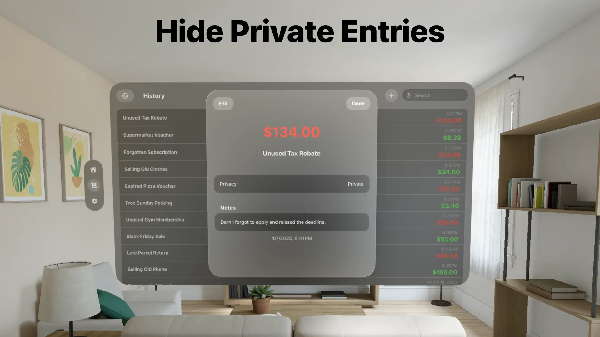 Money Habit Tracker: How Much? screenshot 4