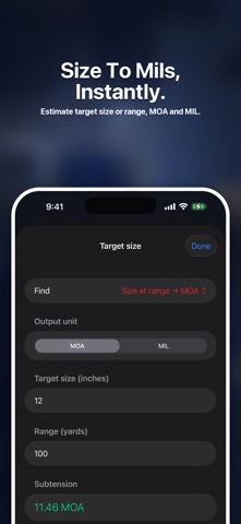 Strelok Pro-Ballistic Platform iPhone screenshot 7