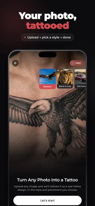 InkStudio: AI Tattoo Generator screenshot 3 of 8