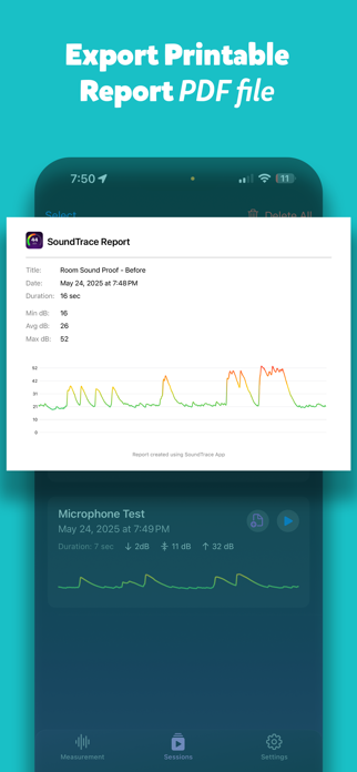 SoundTrace: Decibel Meter dB Screenshot 3 of 4