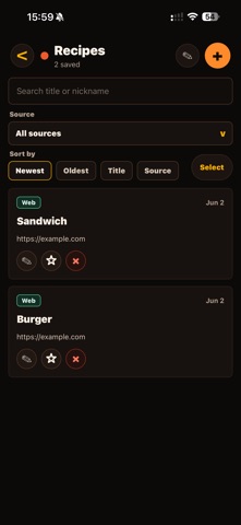 Verly: Save Links screenshot