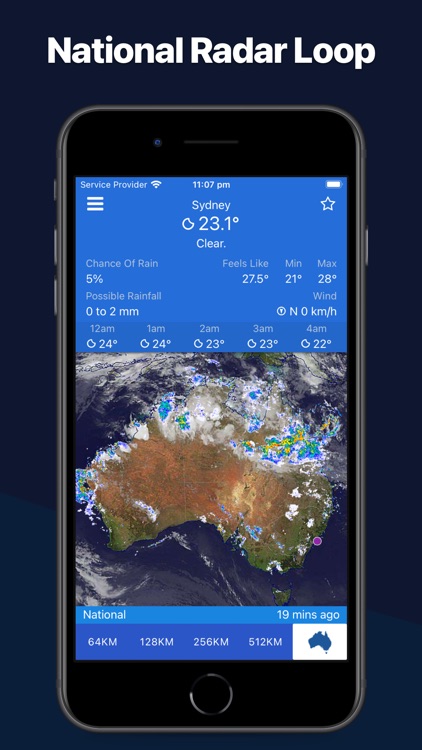 AUS Rain Radar - Live Weather