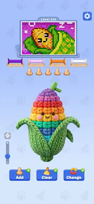 Knit Master 3D: wool sort game screenshot 1