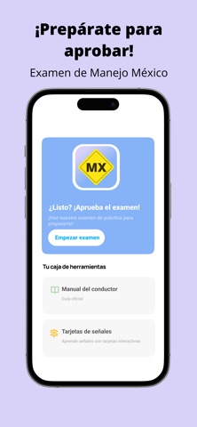Examen de Manejo + iPhone screenshot