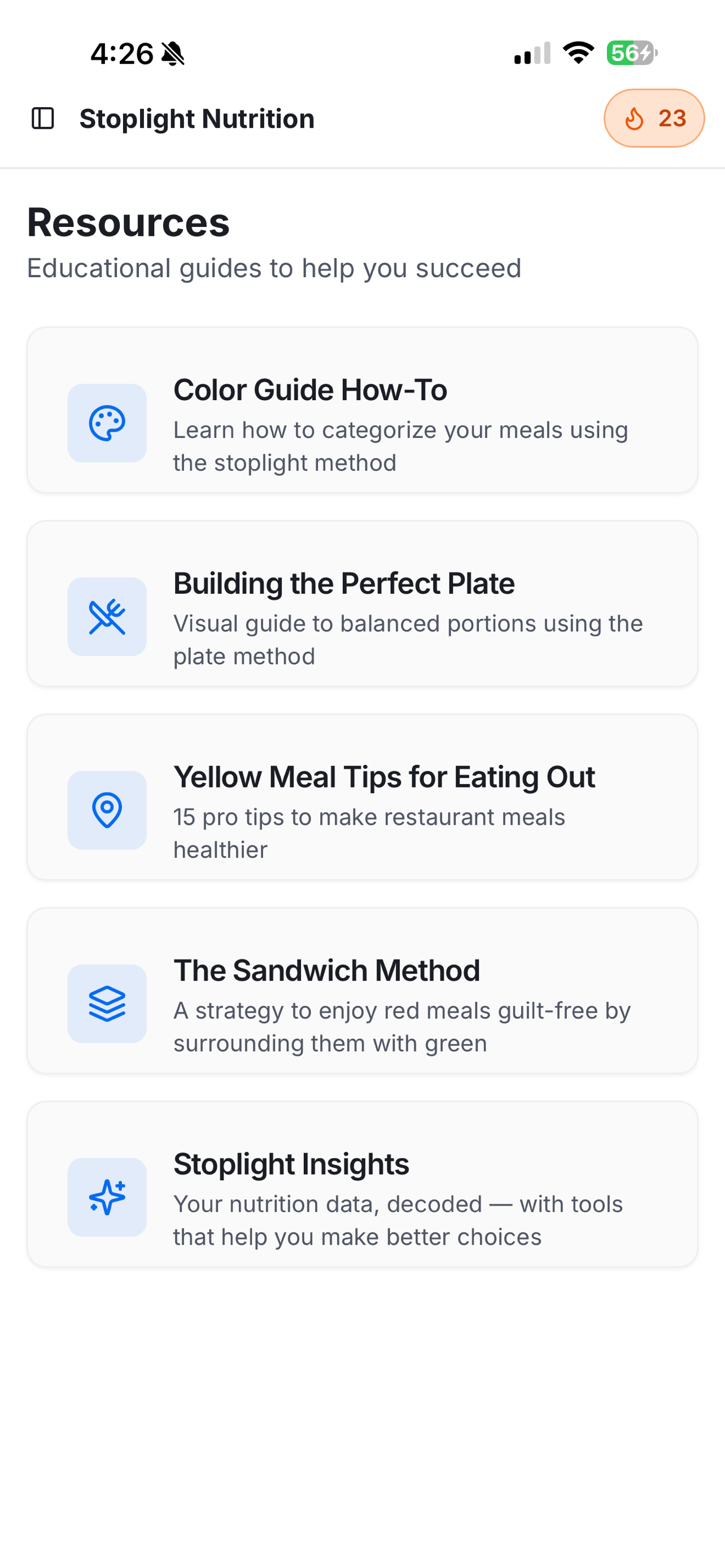 Stoplight Nutrition screenshot 3