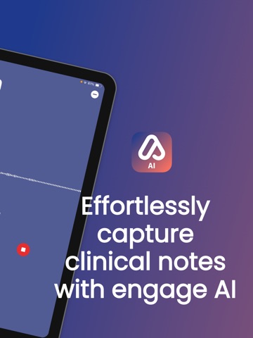 Aesthetic Engage AI iPad screenshot