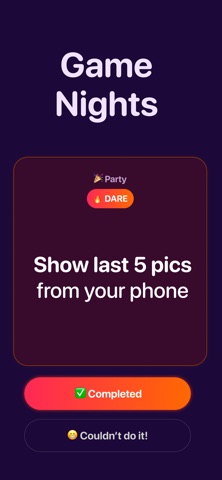 Truth or Dare: Fun Game Night iPhone screenshot