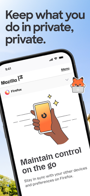 Firefox Fast & Private Browser Screenshot