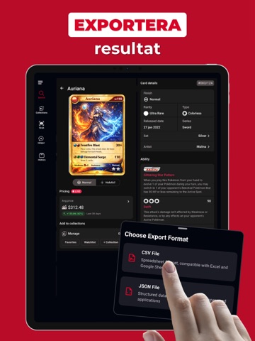 MonPrice: Card Value Scanner iPad screenshot 5