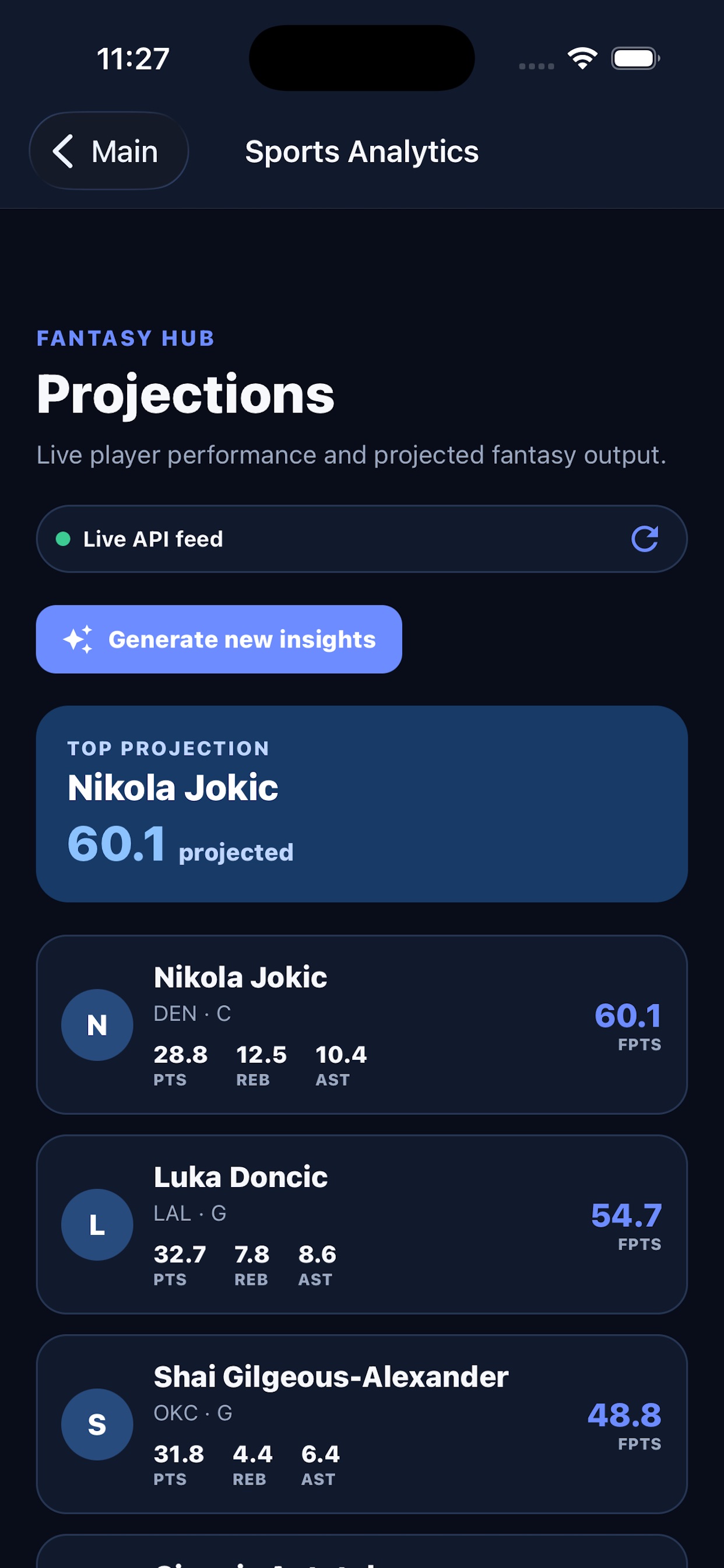 Screenshot 8 of Sports Analytics GPT