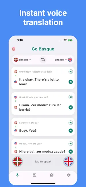 Basque Translator : Voice screenshot 2
